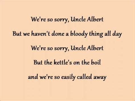 uncle albert admiral halsey lyrics meaning